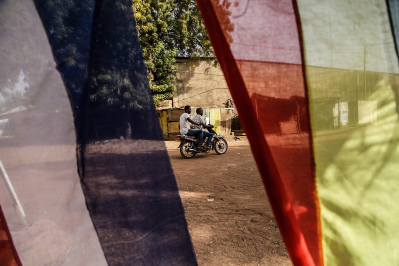 Dans une rue de Ségou.